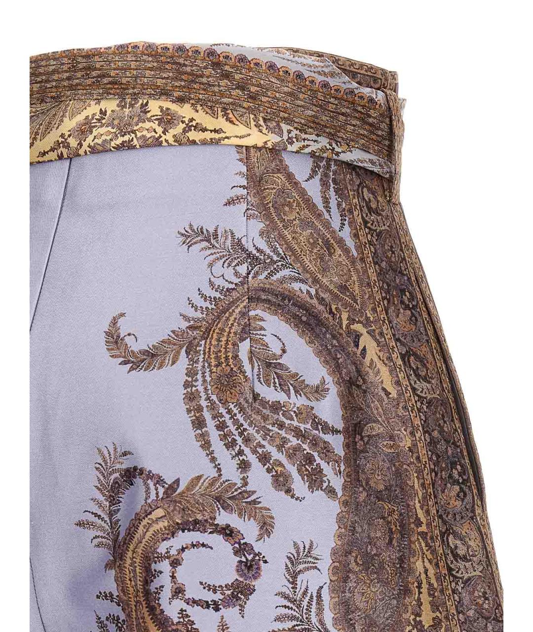 ZIMMERMANN Фиолетовые шелковые шорты, фото 4