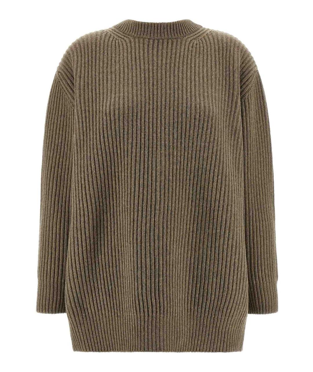 MM6 MAISON MARGIELA Бежевый шерстяной джемпер / свитер, фото 1