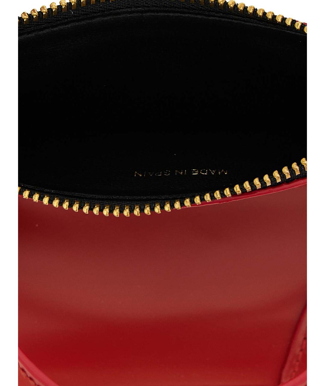 COMME DES GARÇONS WALLET Красный кожаный кошелек, фото 3