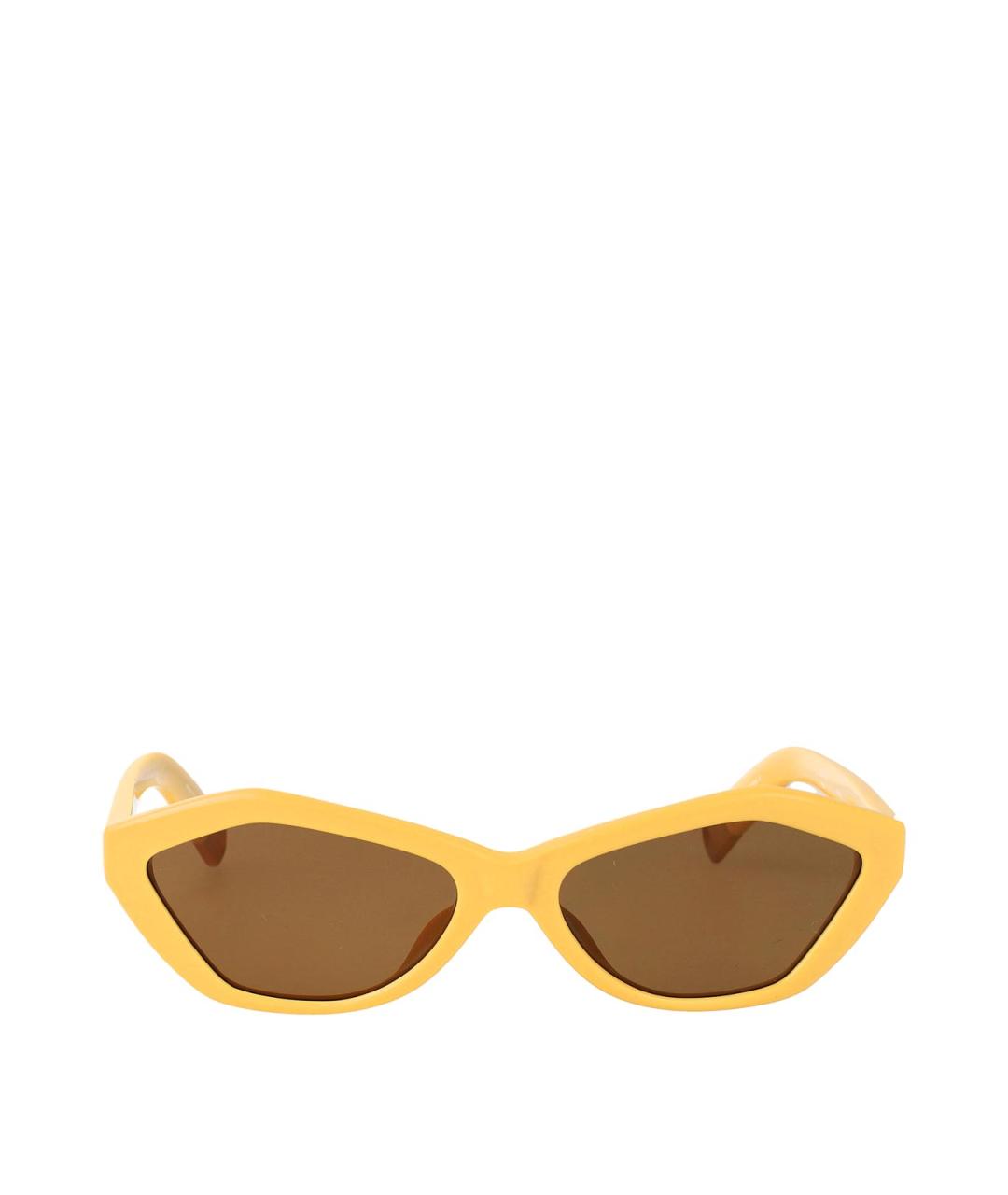JACQUEMUS Желтые солнцезащитные очки, фото 1