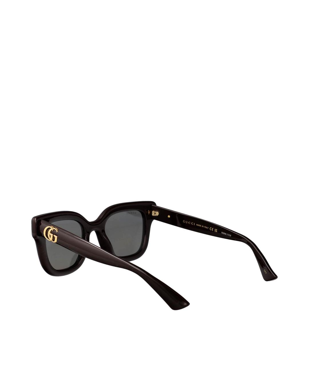 GUCCI Коричневые солнцезащитные очки, фото 4