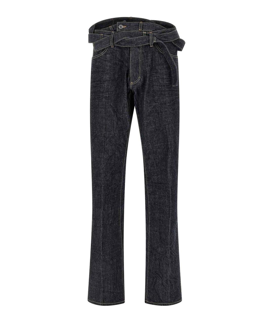 DSQUARED2 Синие хлопковые прямые джинсы, фото 1