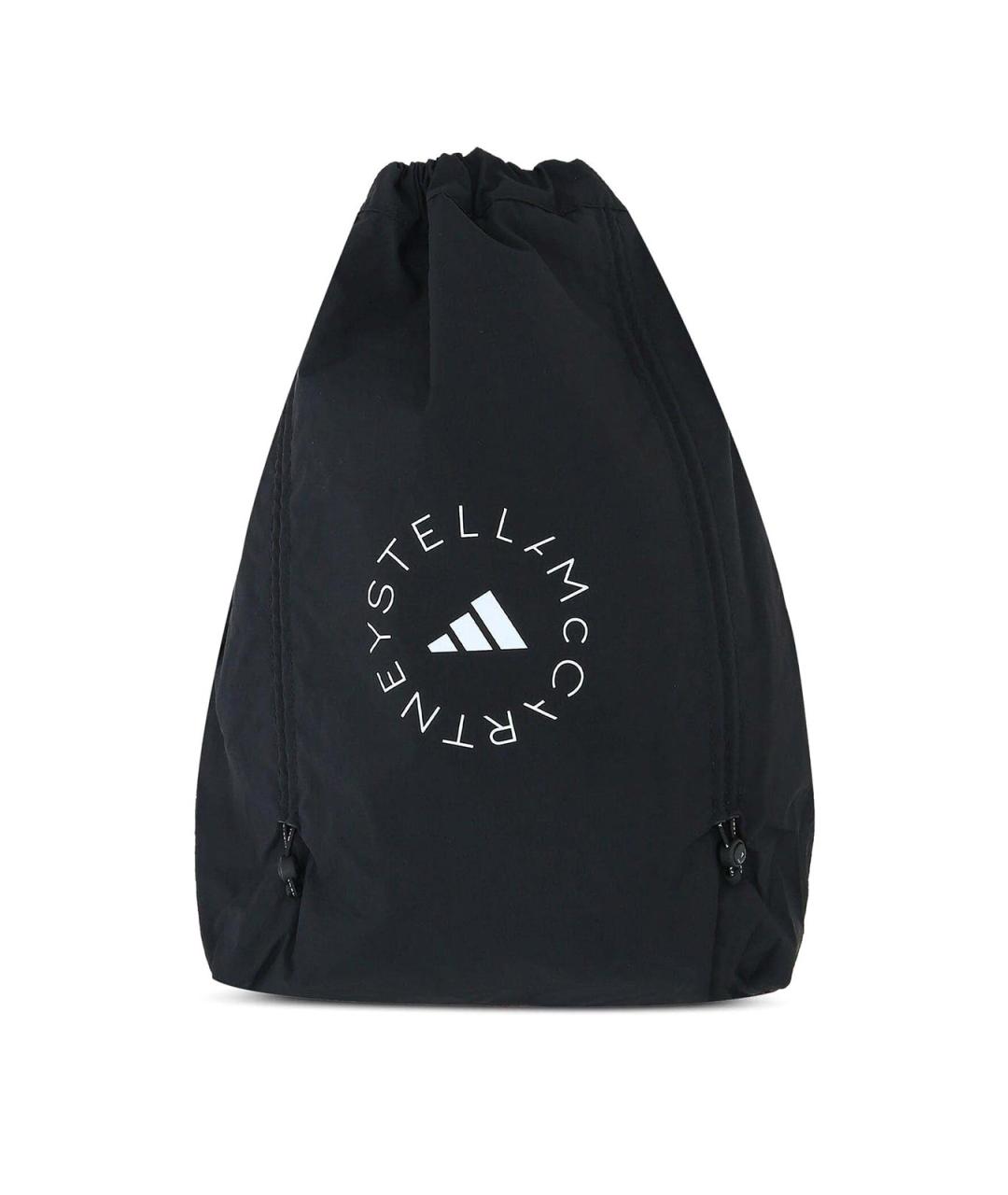 ADIDAS BY STELLA MCCARTNEY Черная тканевая дорожная/спортивная сумка, фото 1