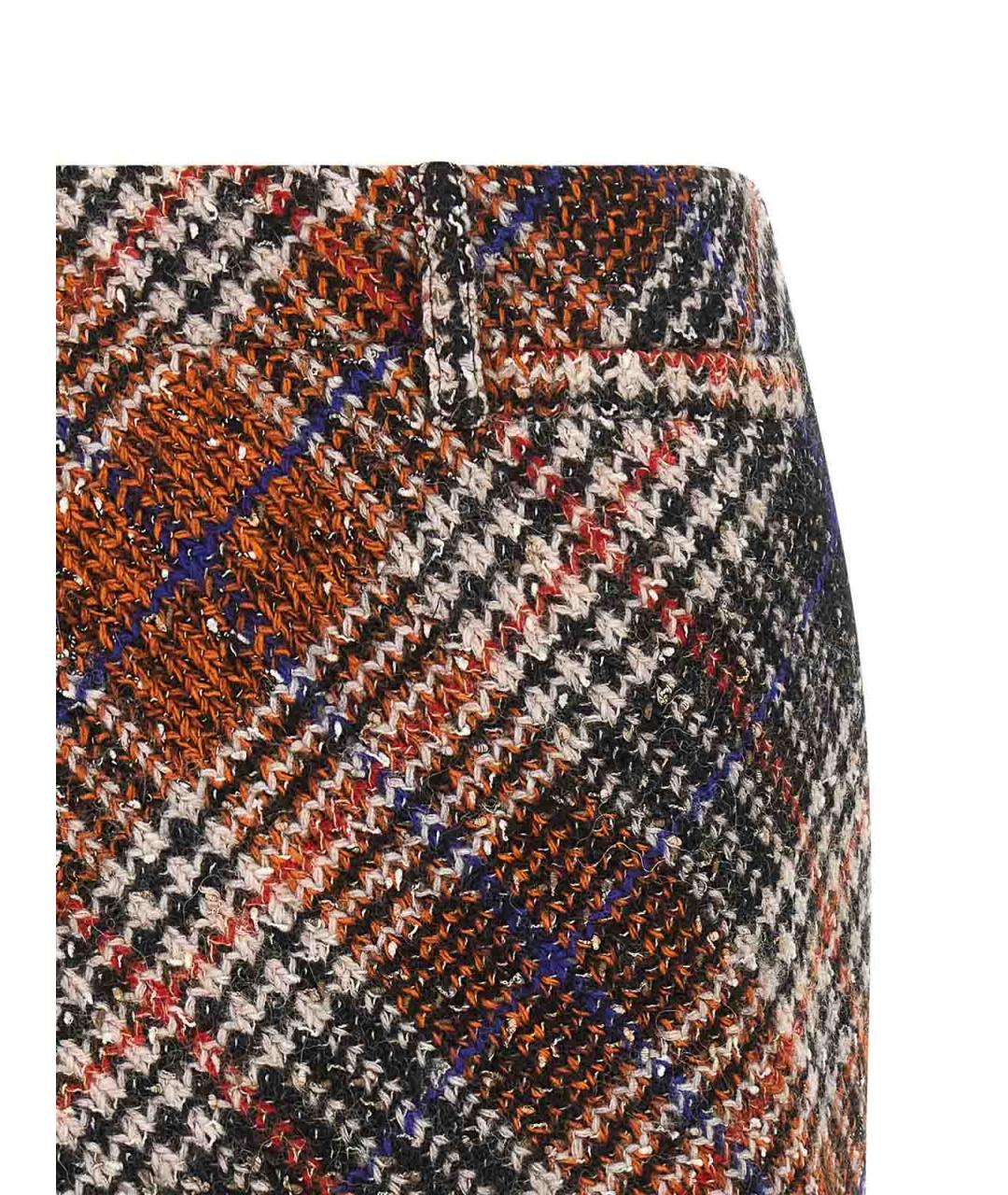 MISSONI Мульти шерстяная юбка мини, фото 3