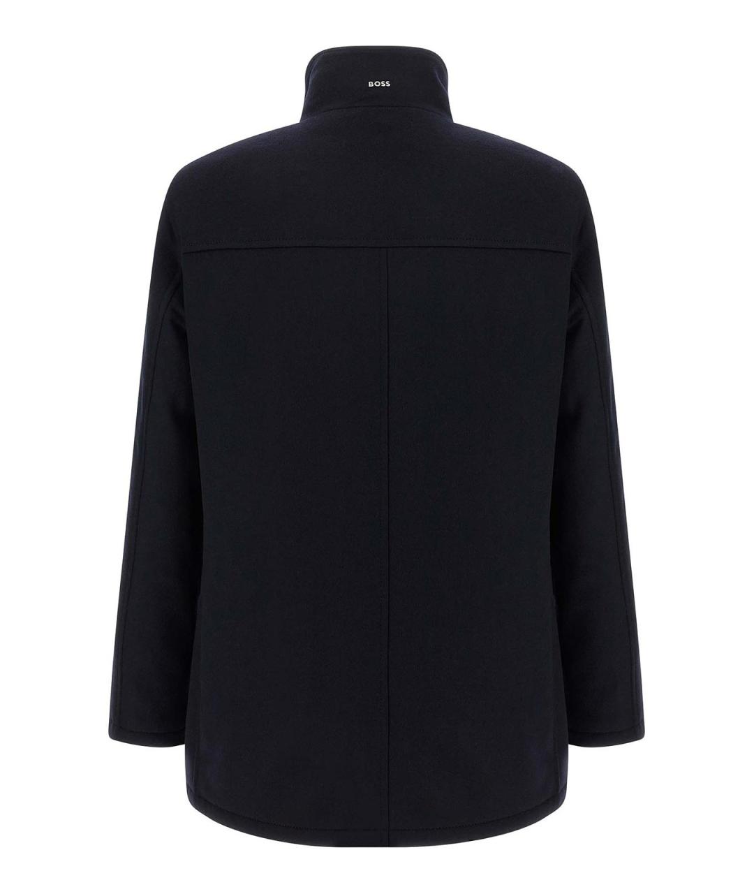 HUGO BOSS Синее кашемировое пальто, фото 2