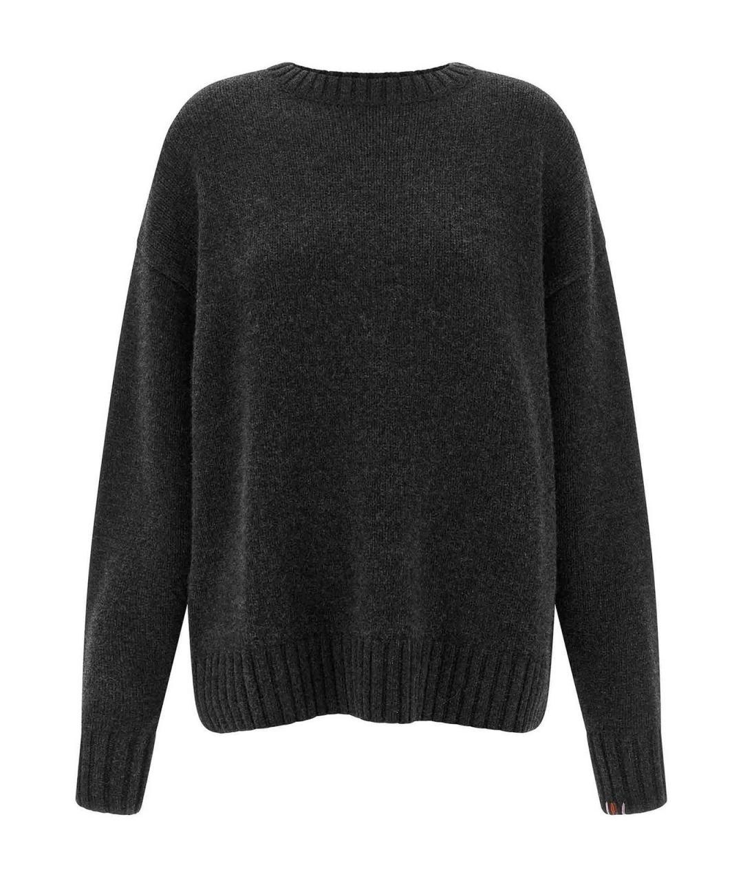 EXTREME CASHMERE Серый кашемировый джемпер / свитер, фото 1