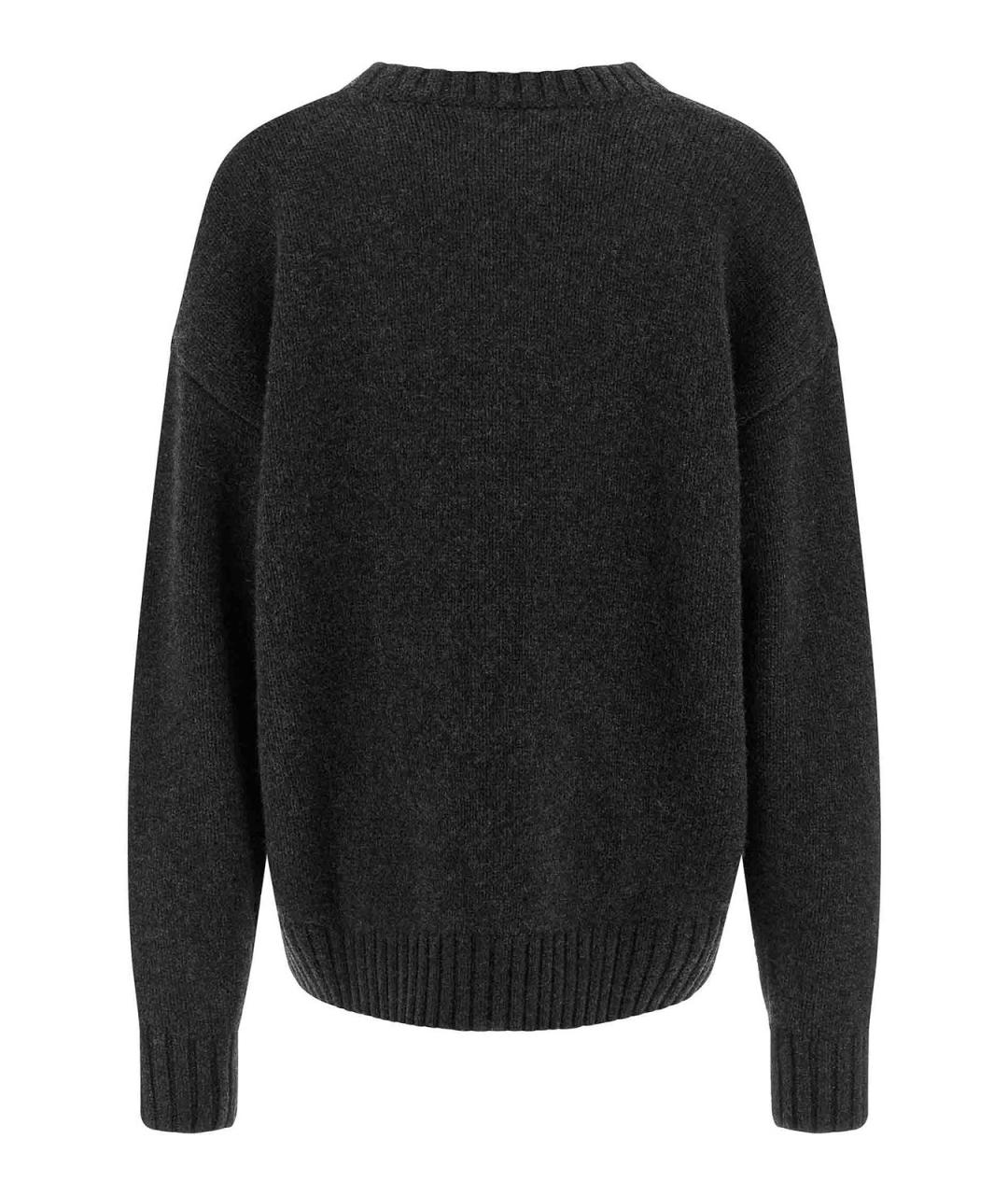 EXTREME CASHMERE Серый кашемировый джемпер / свитер, фото 2