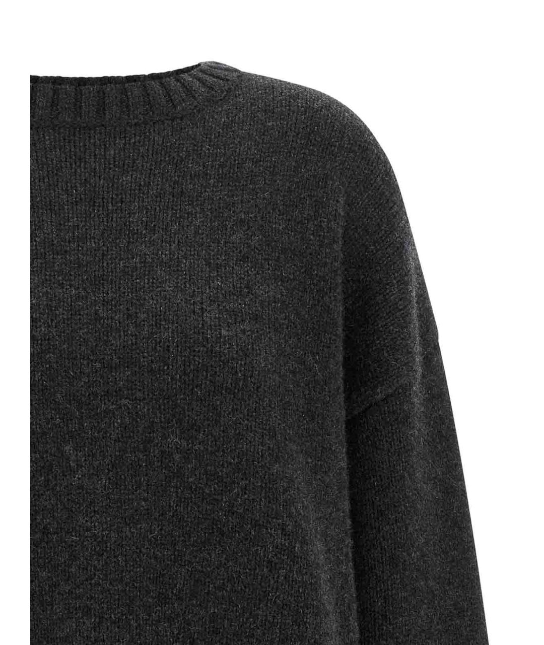 EXTREME CASHMERE Серый кашемировый джемпер / свитер, фото 3