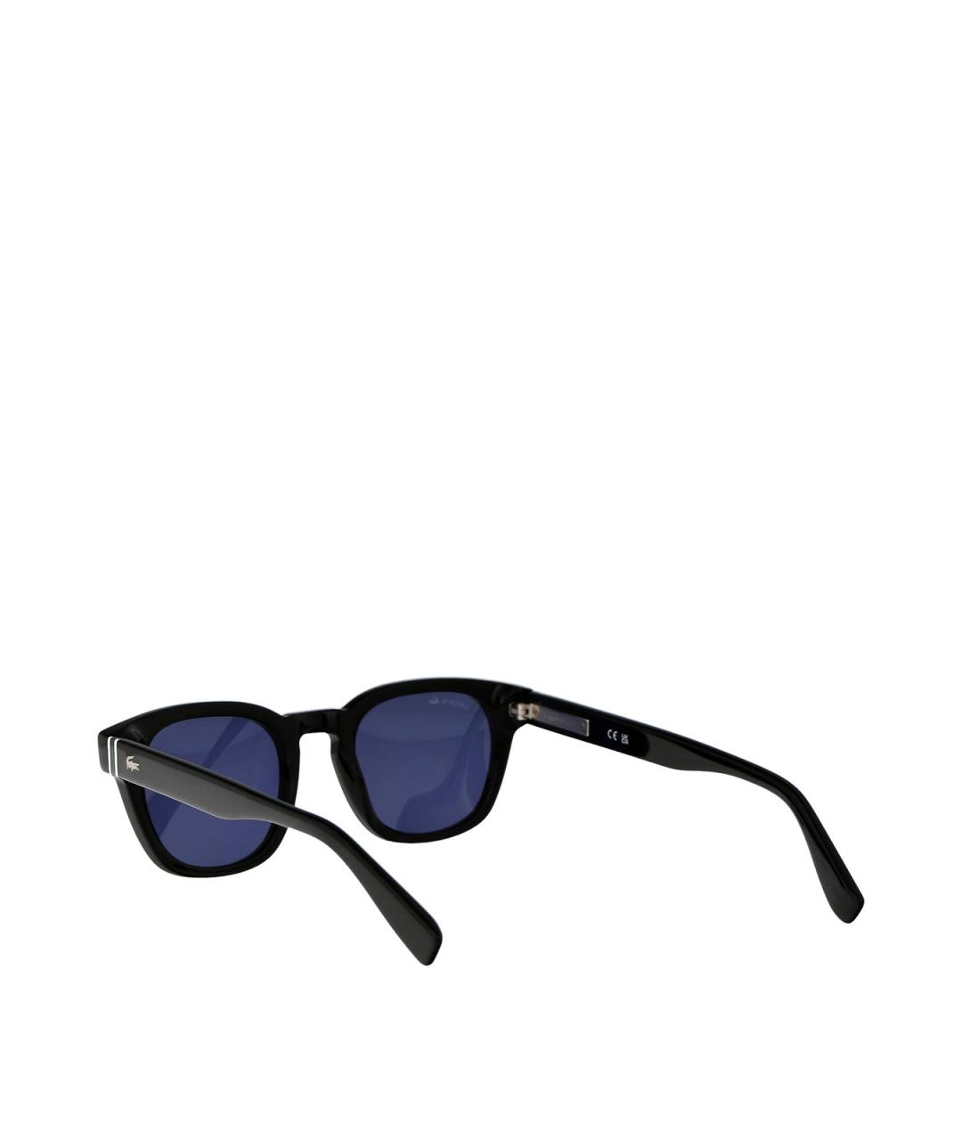 LACOSTE Черные пластиковые солнцезащитные очки, фото 4