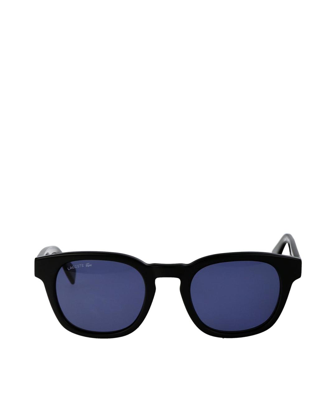 LACOSTE Черные пластиковые солнцезащитные очки, фото 1