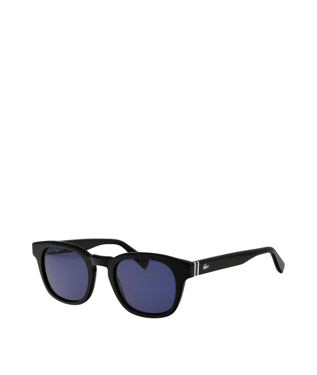 LACOSTE Черные пластиковые солнцезащитные очки, фото 2