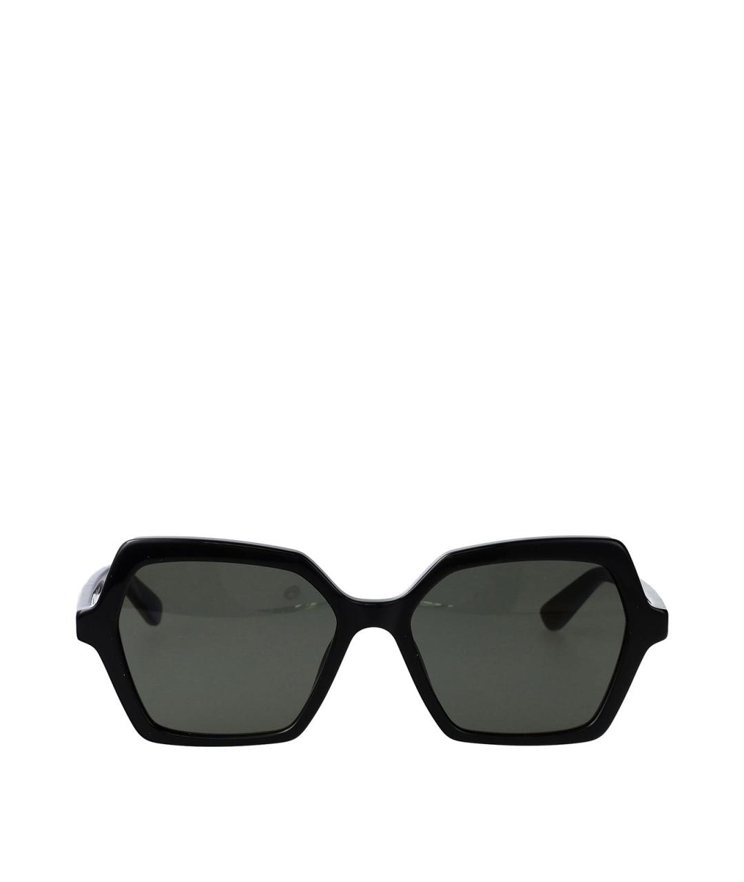 ALEXANDER MCQUEEN Черные пластиковые солнцезащитные очки, фото 1