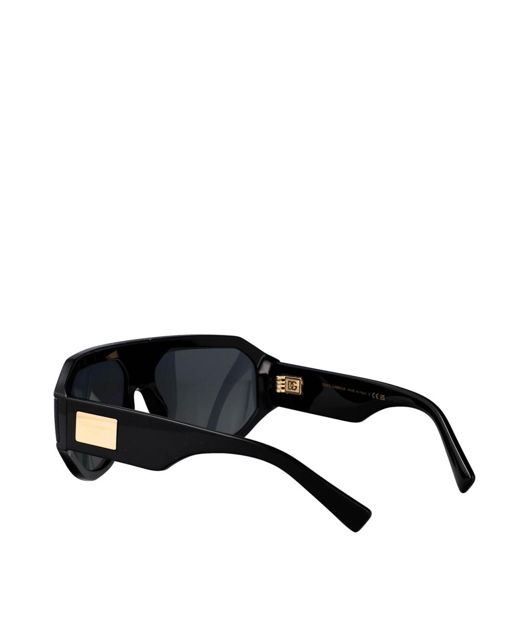 DOLCE&GABBANA Черные солнцезащитные очки, фото 4