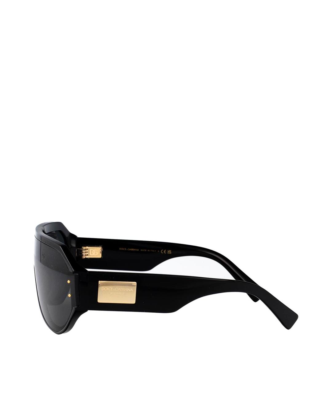 DOLCE&GABBANA Черные солнцезащитные очки, фото 3