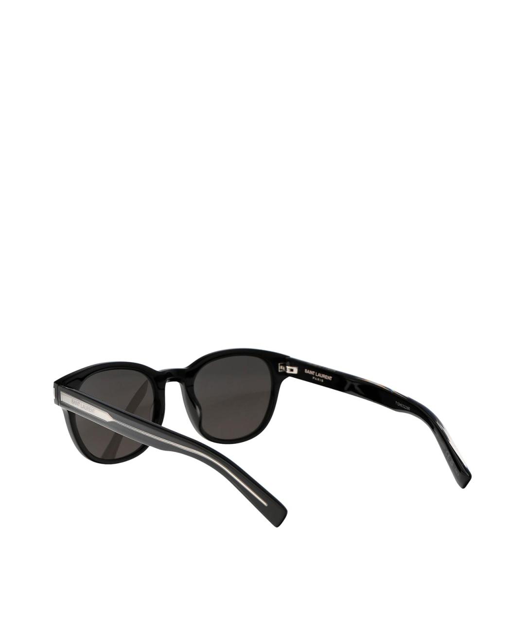 SAINT LAURENT Черные солнцезащитные очки, фото 4