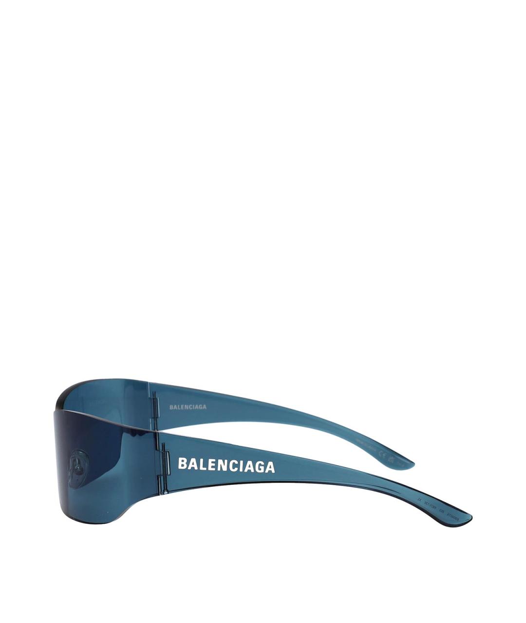 BALENCIAGA Синие солнцезащитные очки, фото 3