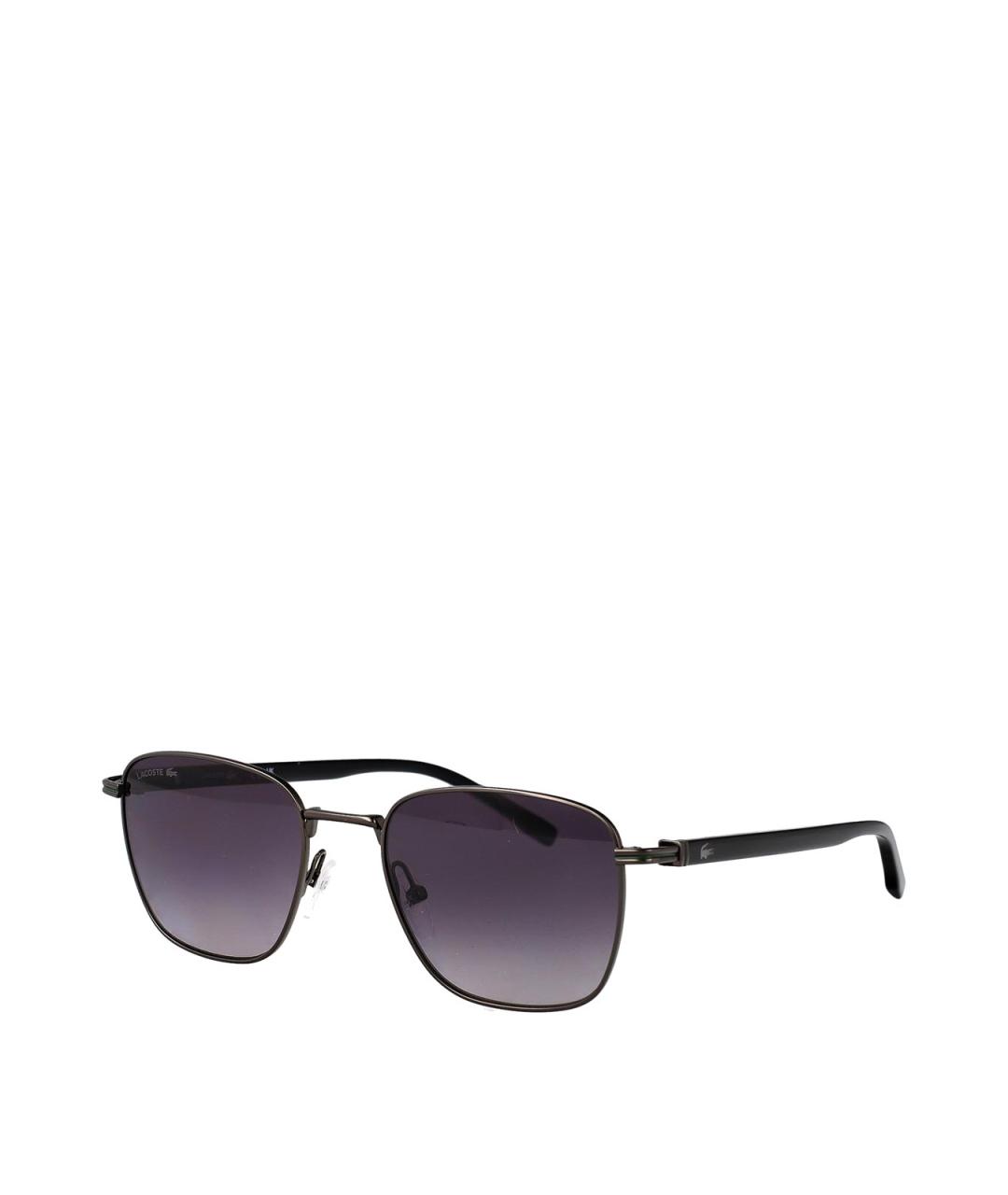 LACOSTE Серые металлические солнцезащитные очки, фото 2