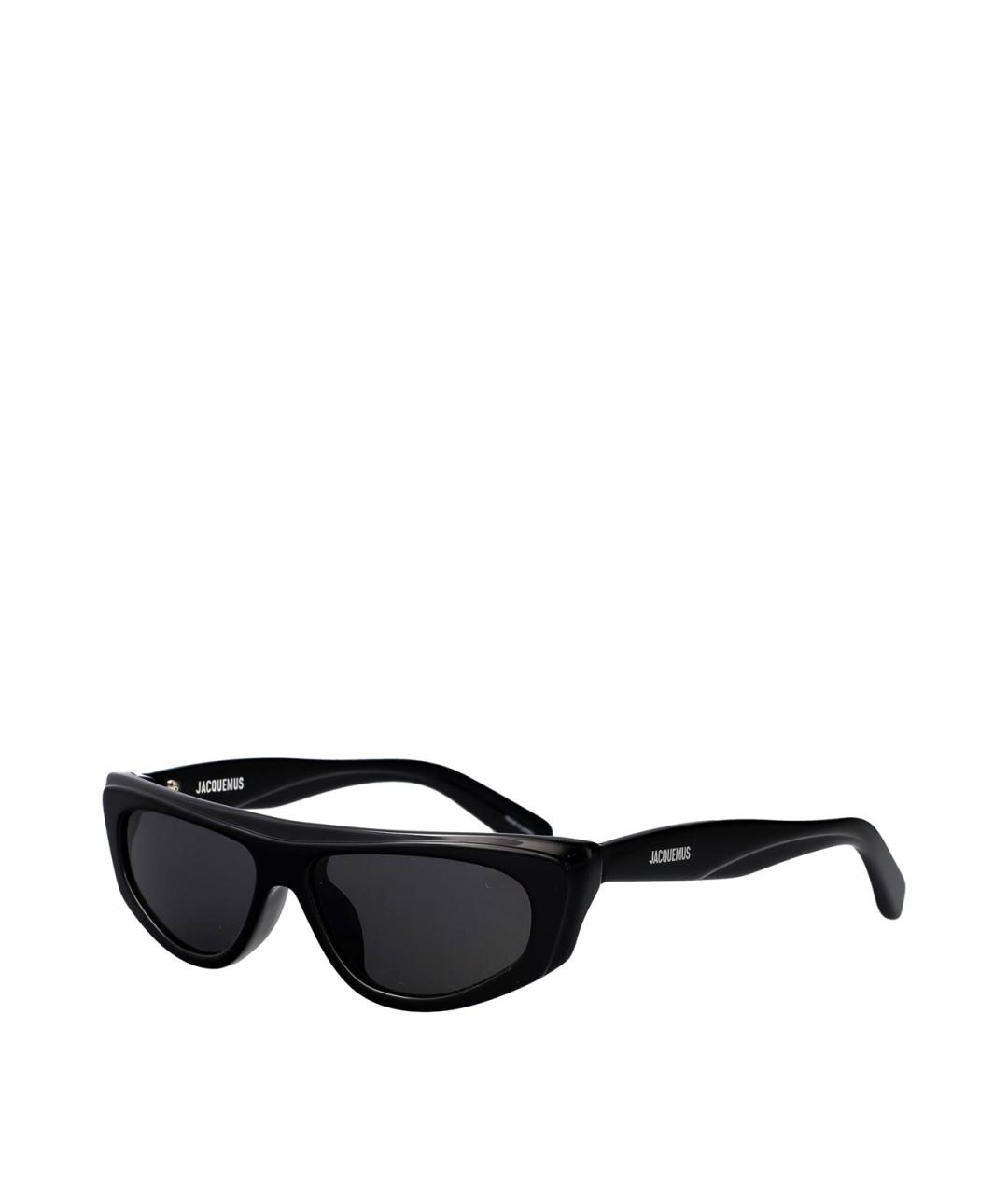 JACQUEMUS Черные пластиковые солнцезащитные очки, фото 1