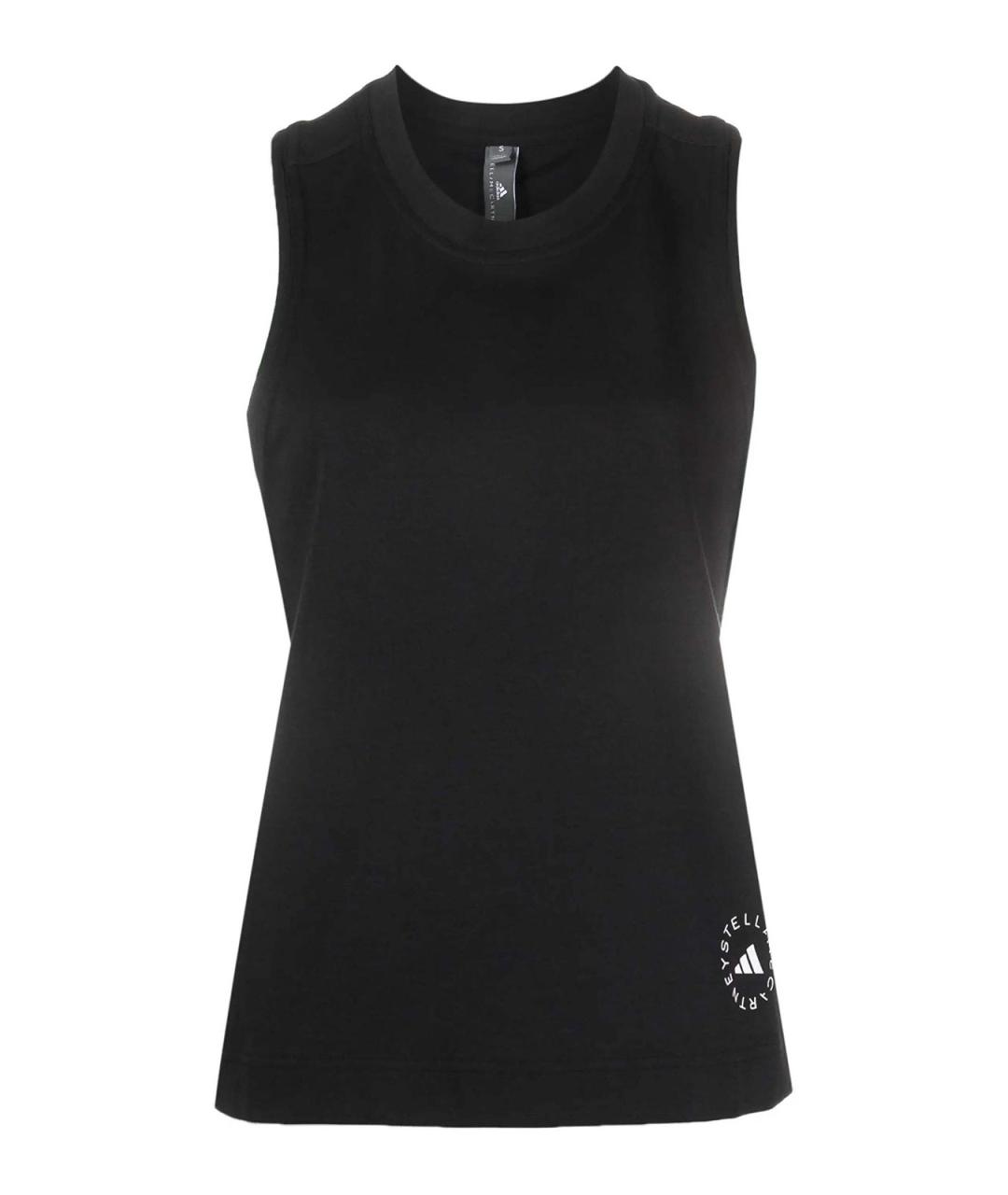 ADIDAS BY STELLA MCCARTNEY Черная хлопковая майка, фото 1