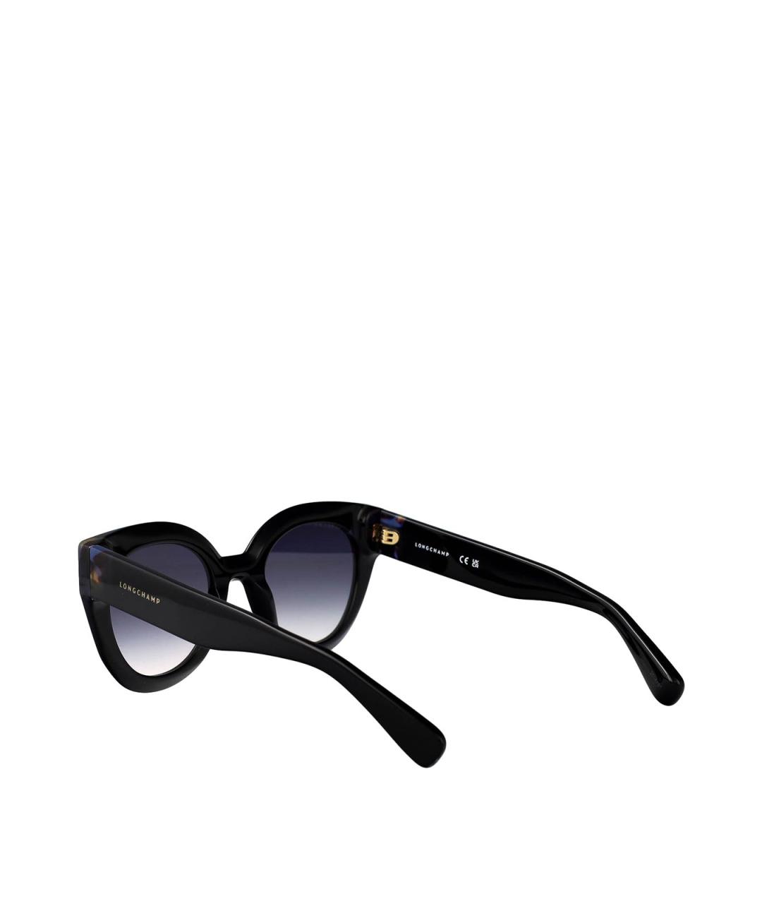 LONGCHAMP Черные солнцезащитные очки, фото 4