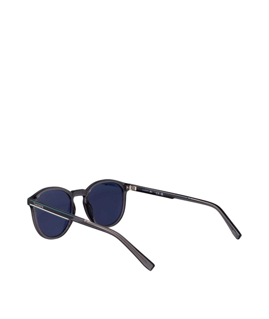 LACOSTE Серые пластиковые солнцезащитные очки, фото 4