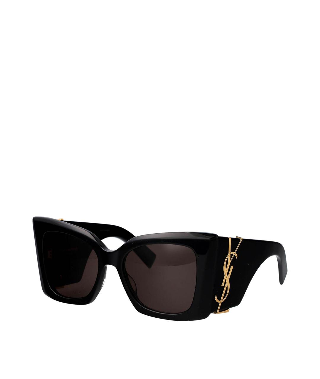 SAINT LAURENT Черные солнцезащитные очки, фото 2