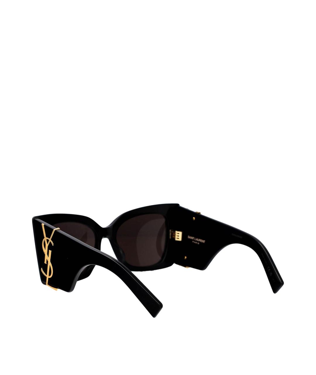 SAINT LAURENT Черные солнцезащитные очки, фото 4