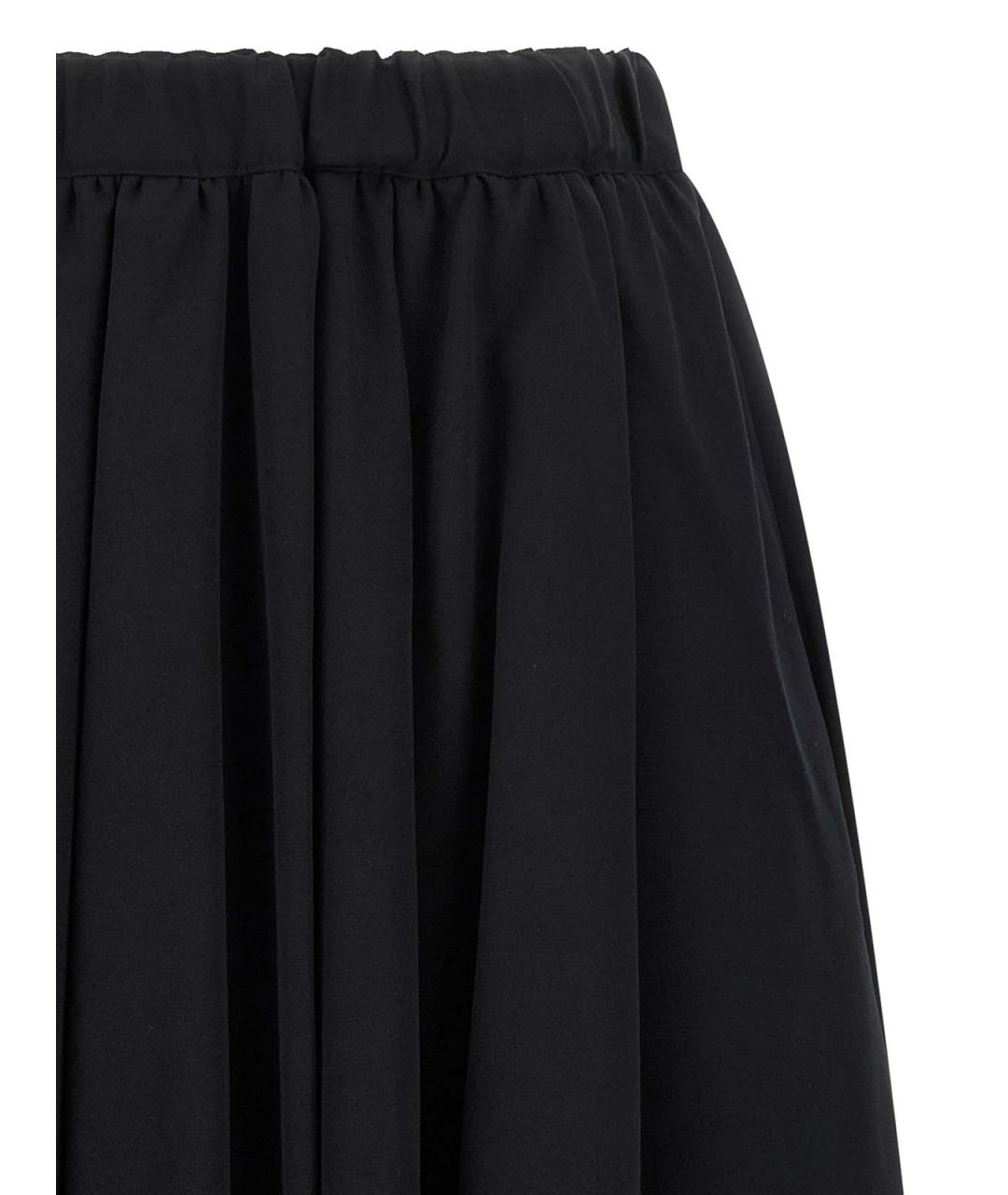 COMME DES GARÇONS Черная шерстяная юбка макси, фото 3