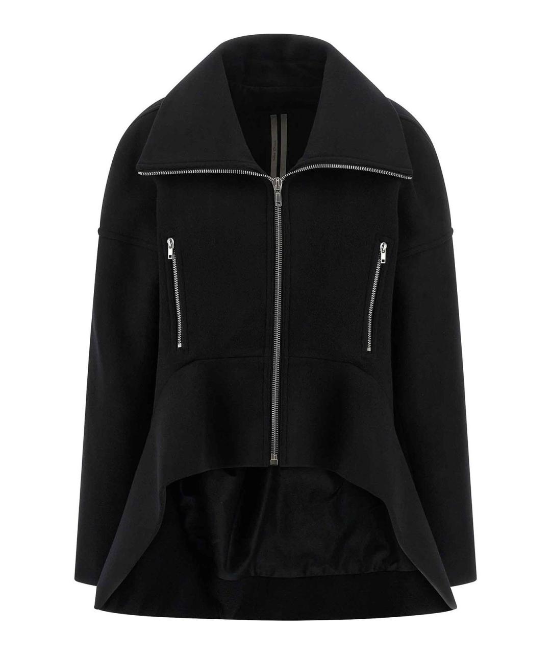RICK OWENS Черная шерстяная куртка, фото 1