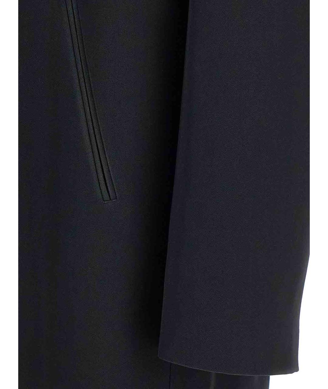 MAISON MARGIELA Черное шерстяное пальто, фото 4