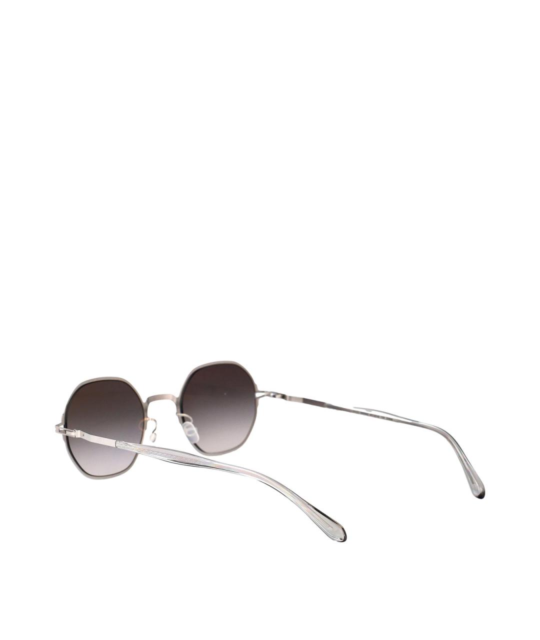 MYKITA Серебряные металлические солнцезащитные очки, фото 4