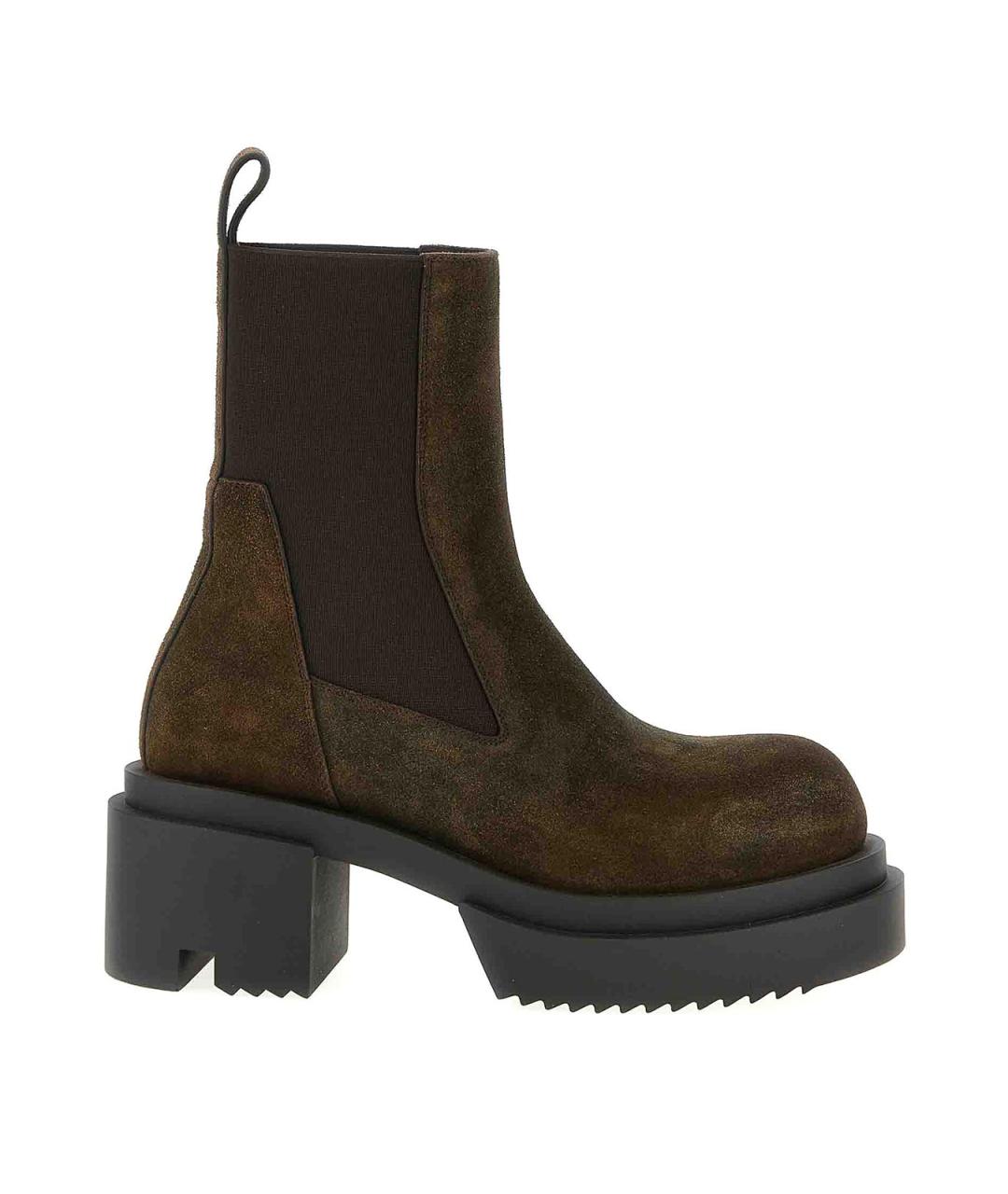 RICK OWENS Черные замшевые ботильоны, фото 1