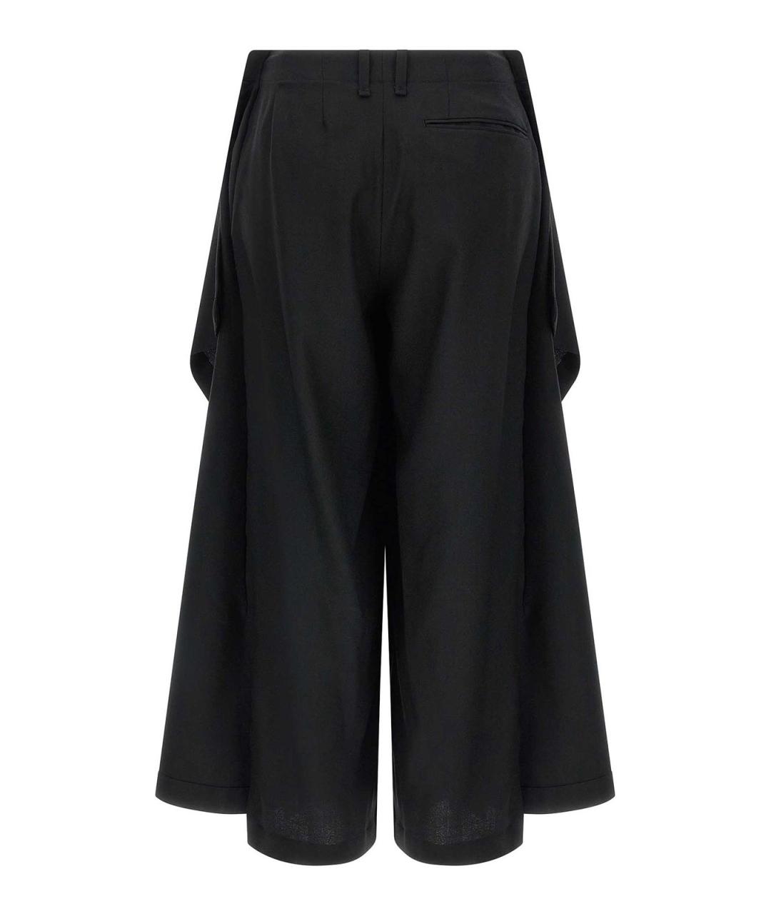 ISSEY MIYAKE Черные шерстяные брюки широкие, фото 2