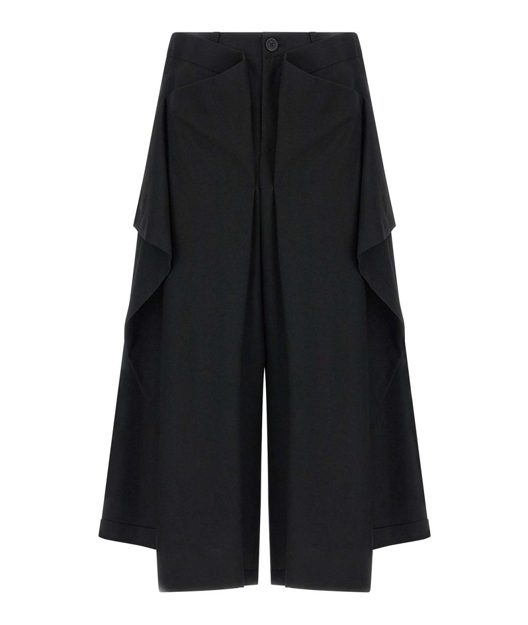 ISSEY MIYAKE Черные шерстяные брюки широкие, фото 1