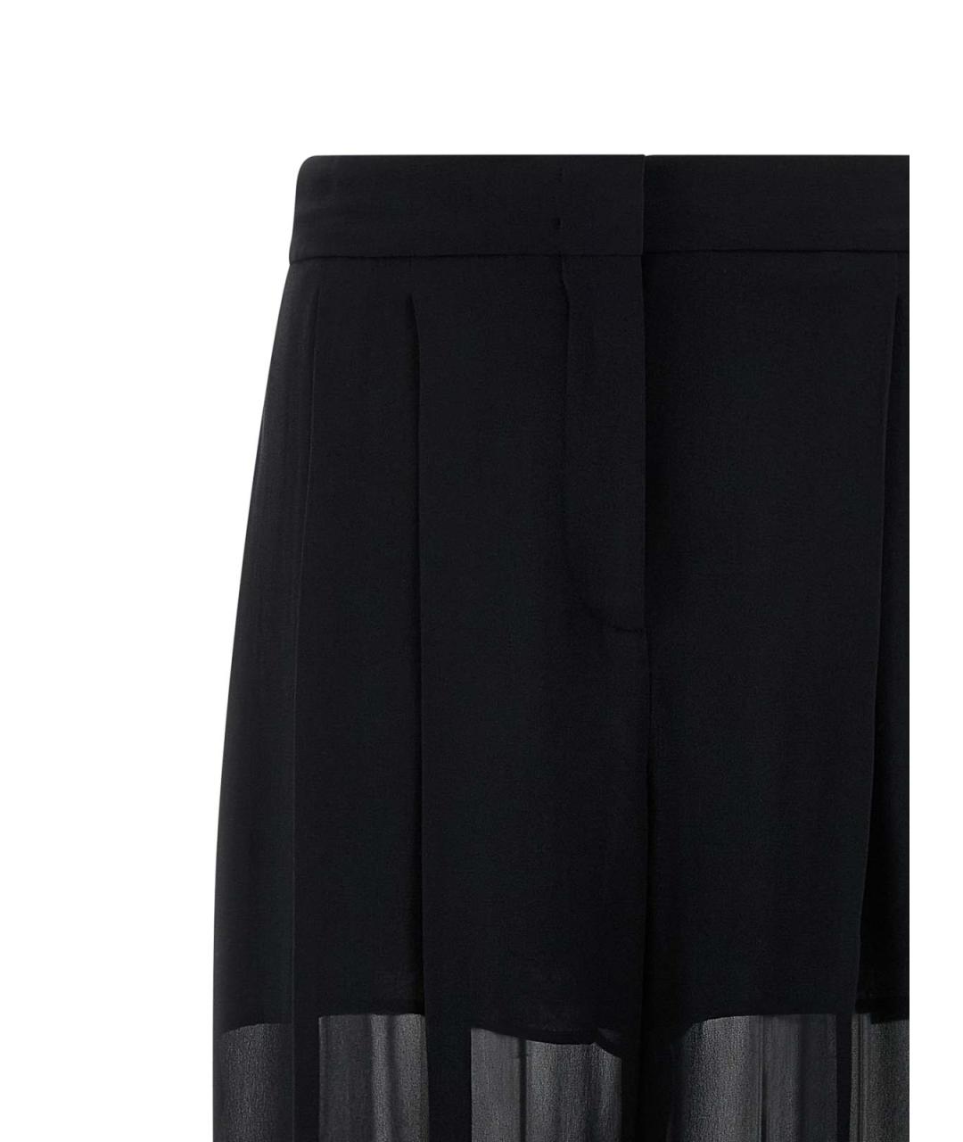 ALBERTA FERRETTI Черные шелковые шорты, фото 3