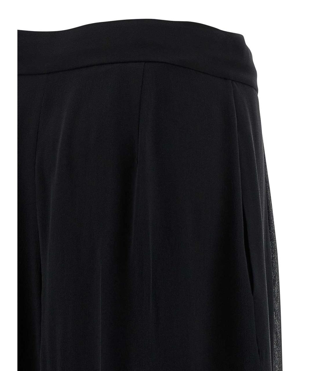 ALBERTA FERRETTI Черные шелковые шорты, фото 4