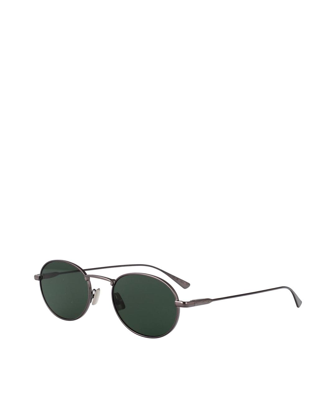 SAINT LAURENT Серебряные металлические солнцезащитные очки, фото 2