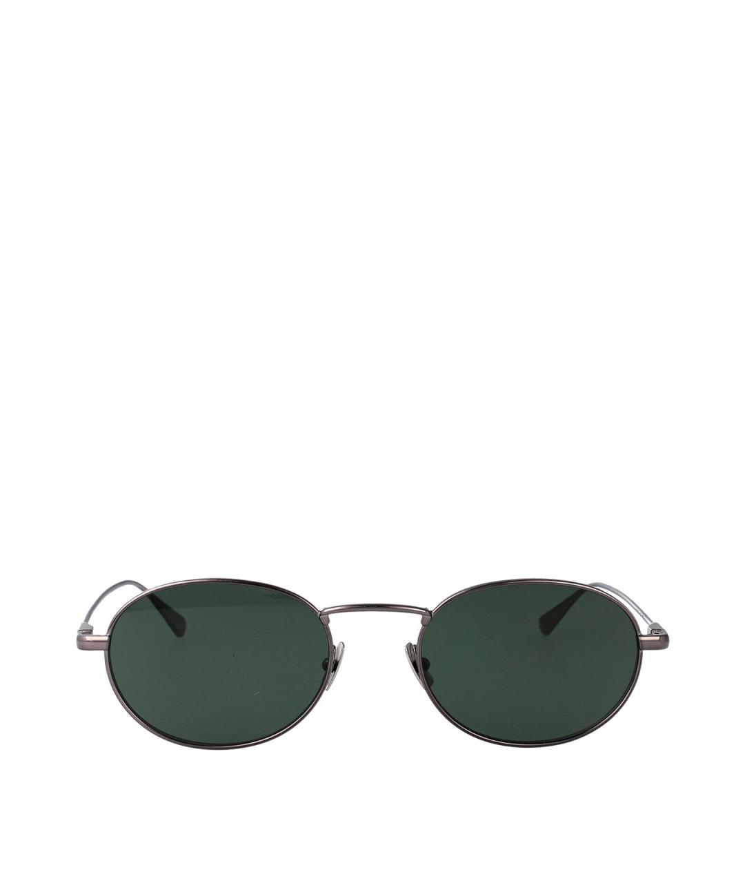 SAINT LAURENT Серебряные металлические солнцезащитные очки, фото 1