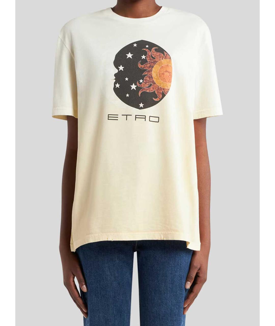 ETRO Бежевая футболка, фото 2