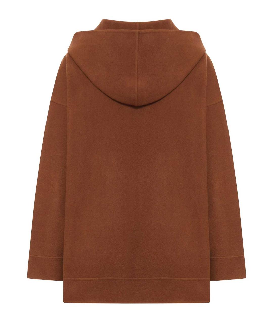 MAX MARA Коричневая шерстяная куртка, фото 2