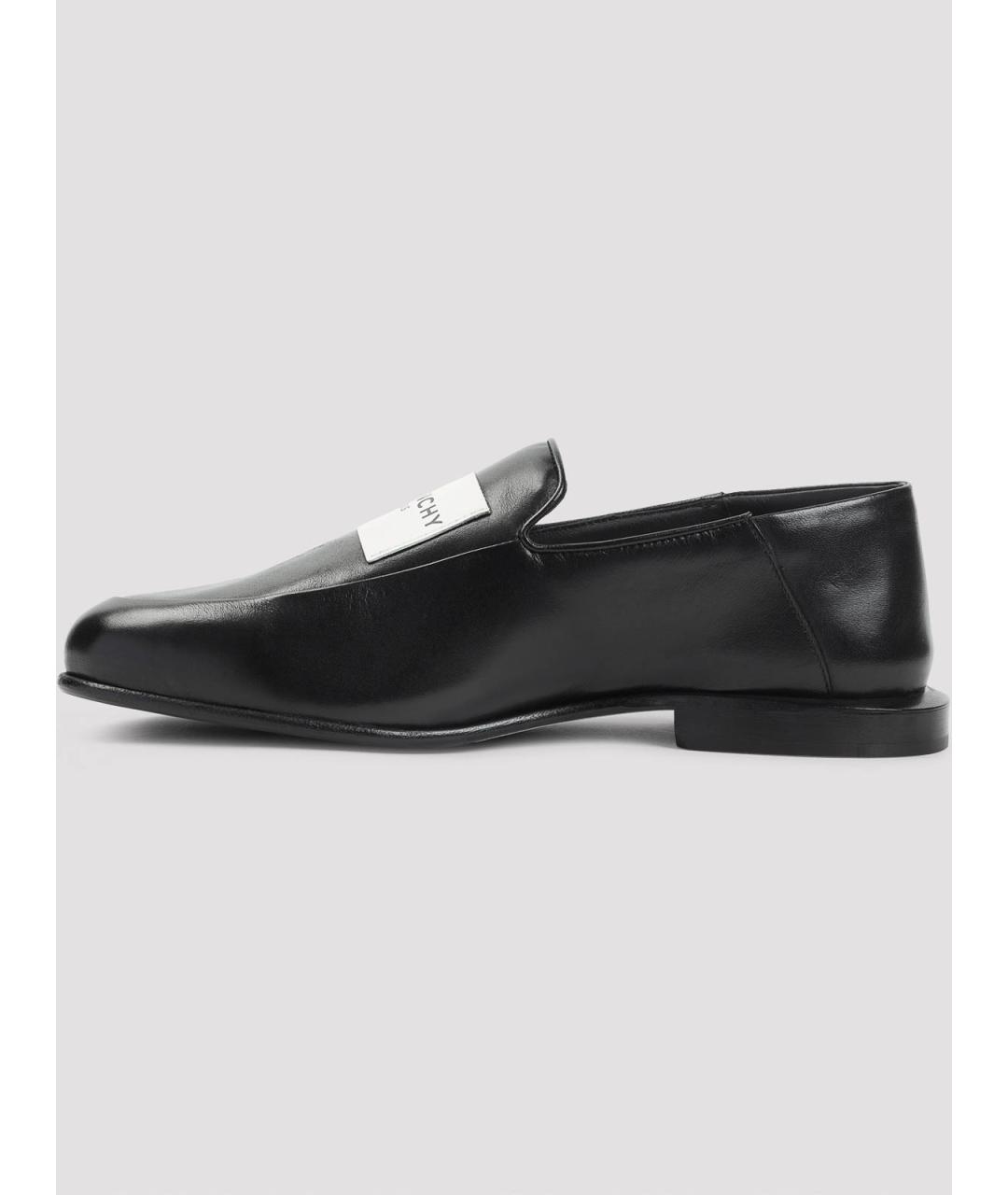 GIVENCHY Черные кожаные лоферы, фото 2