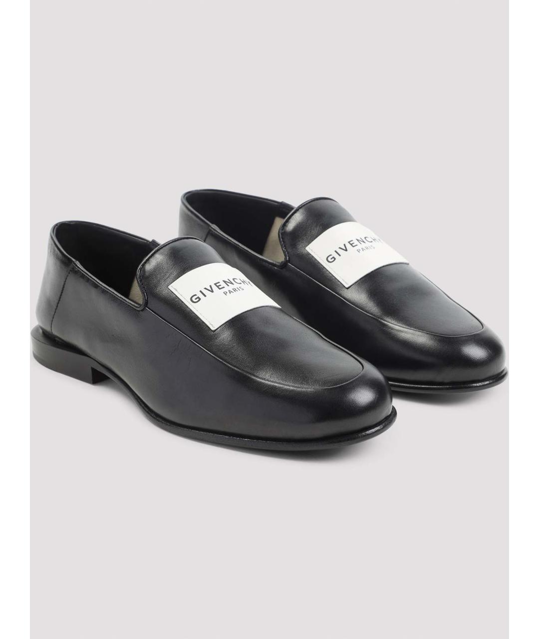 GIVENCHY Черные кожаные лоферы, фото 3