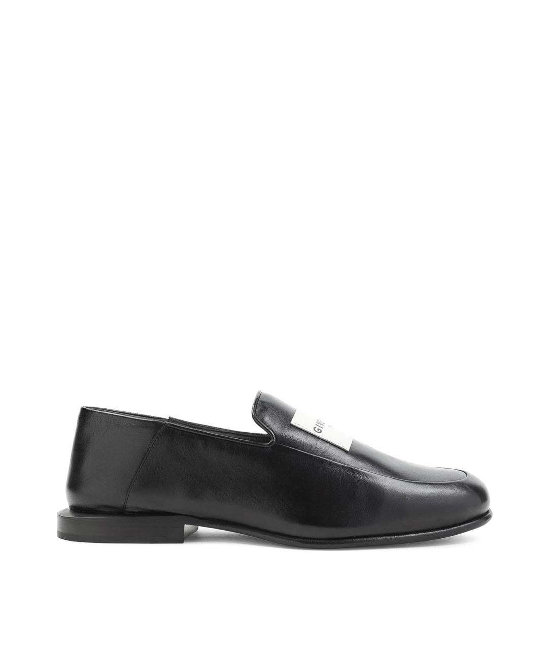 GIVENCHY Черные кожаные лоферы, фото 1