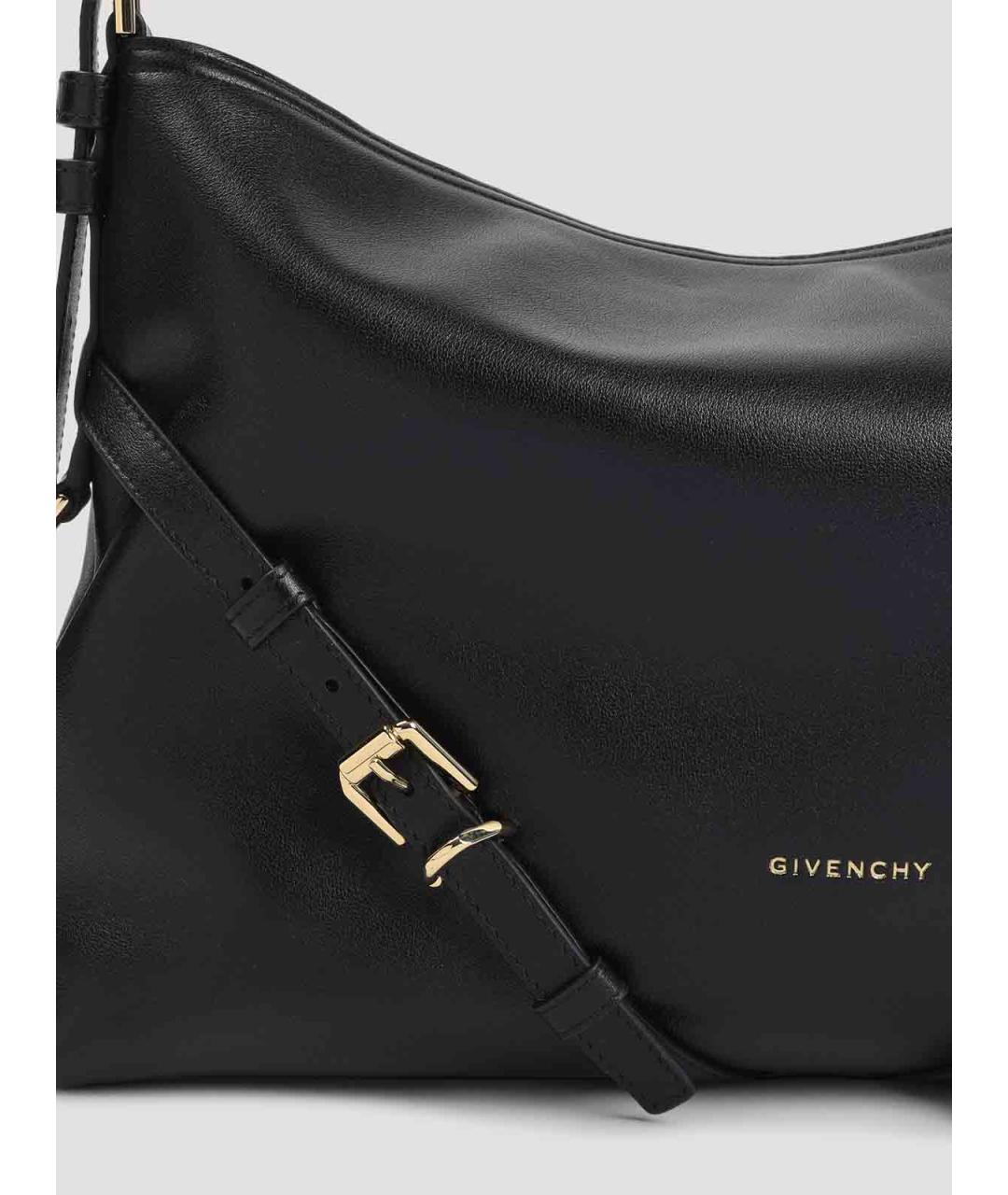 GIVENCHY Черная кожаная сумка через плечо, фото 3