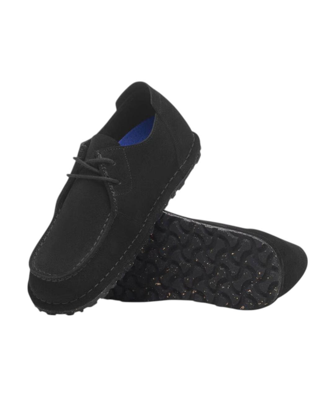 BIRKENSTOCK Черные замшевые лоферы, фото 3