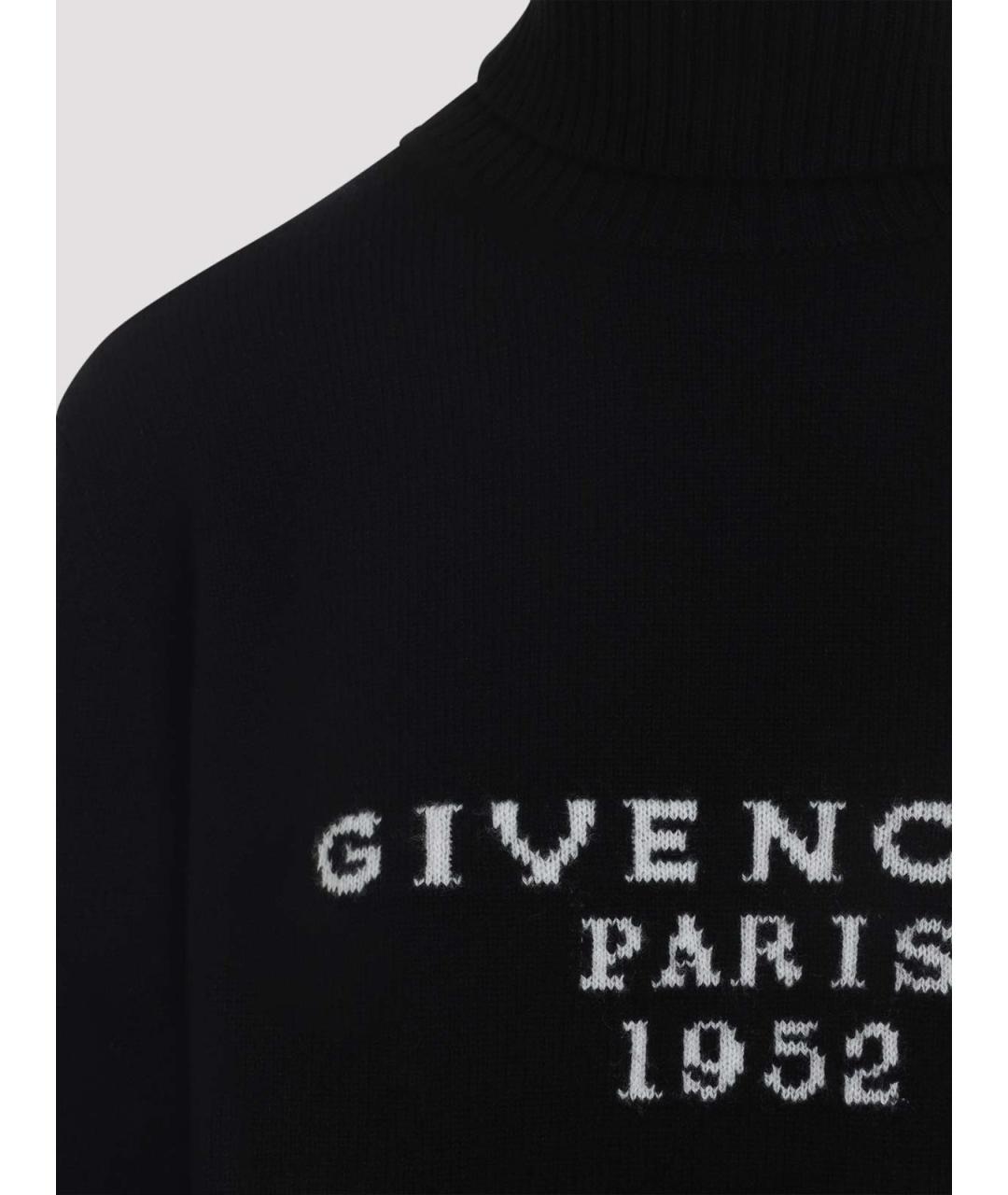 GIVENCHY Черная кашемировая водолазка, фото 3