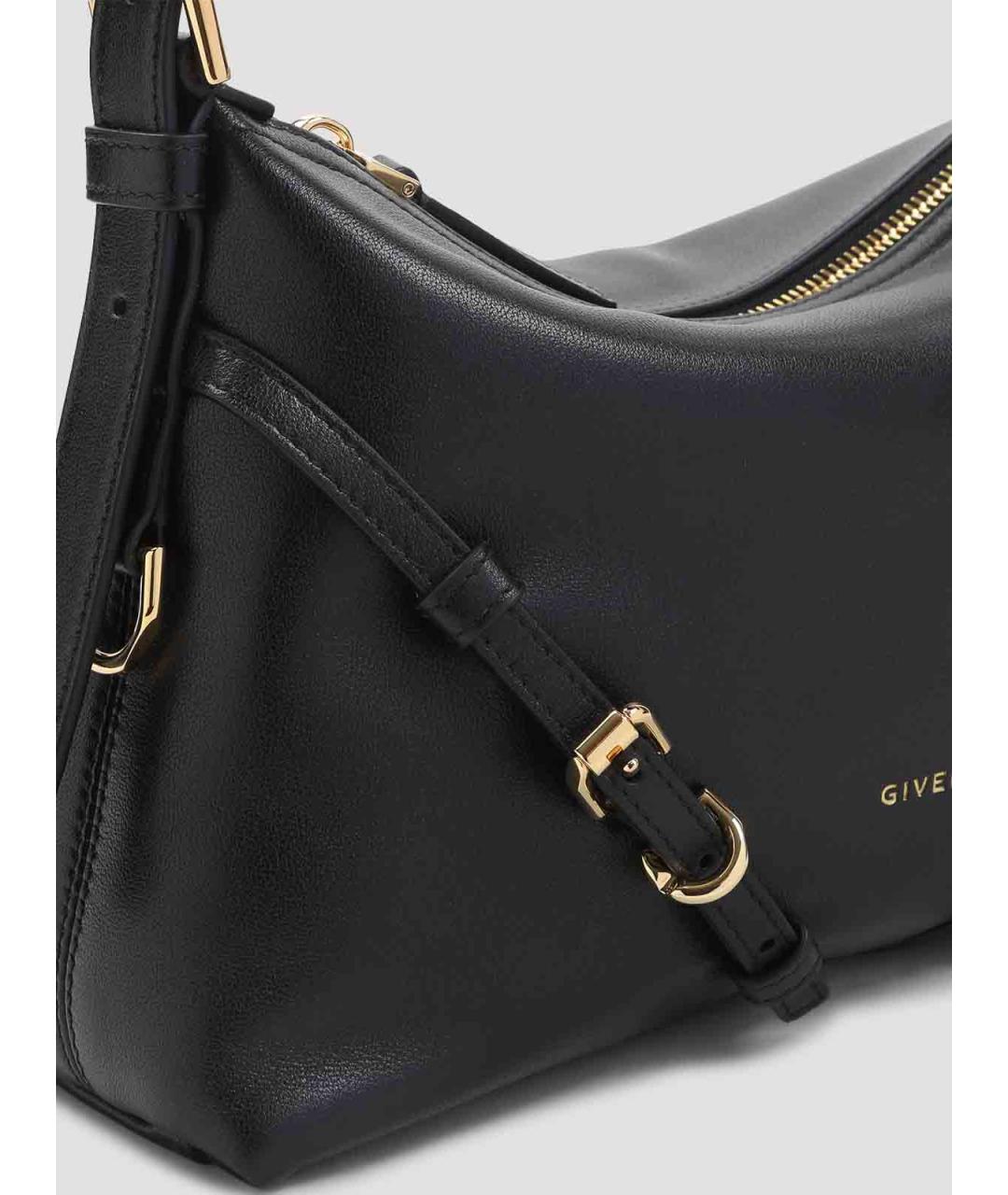 GIVENCHY Черная кожаная сумка через плечо, фото 3