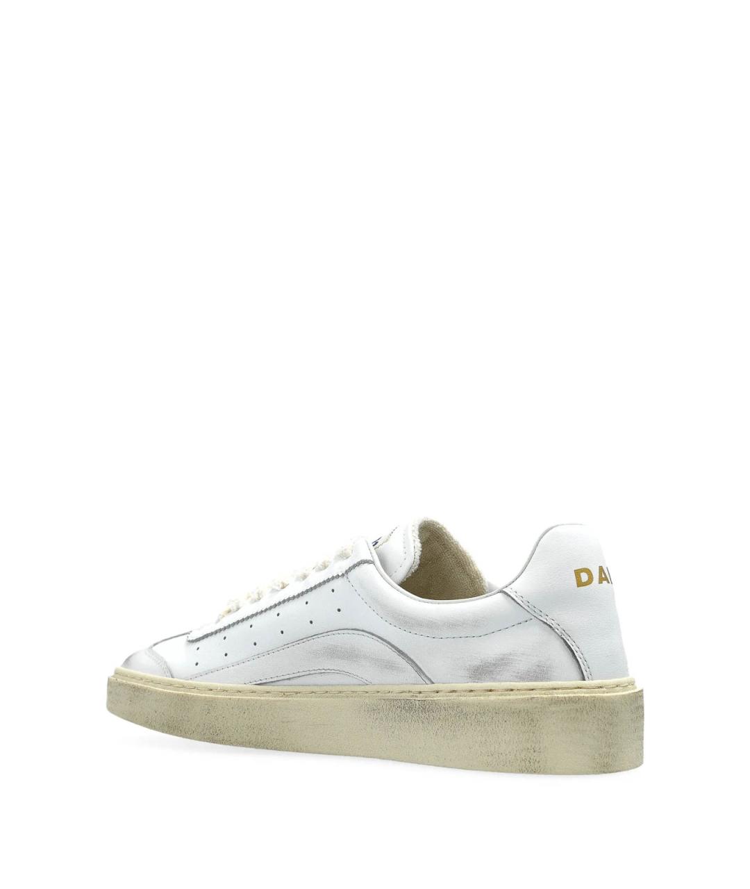 DSQUARED2 Желтые кожаные кроссовки, фото 3