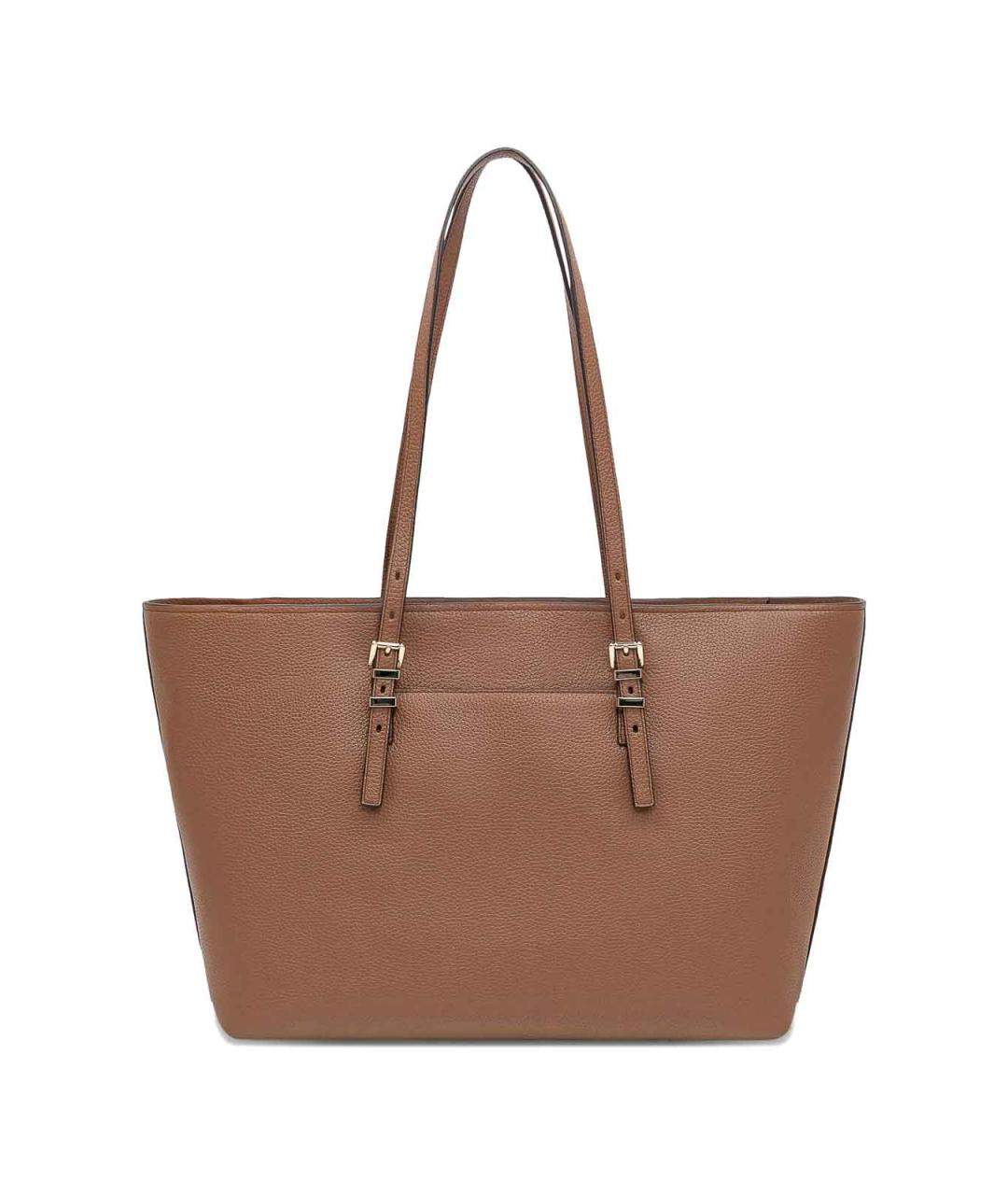 MICHAEL KORS Коричневая кожаная сумка тоут, фото 2