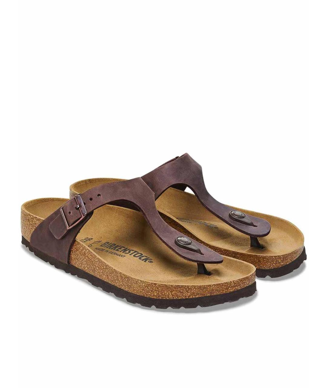 BIRKENSTOCK Бежевые кожаные сандалии, фото 5